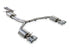 AWE Tuning Audi C7.5 A6 3.0T Touring Edition Exhaust - Quad Outlet Chrome Silver Tips - Striker Modified