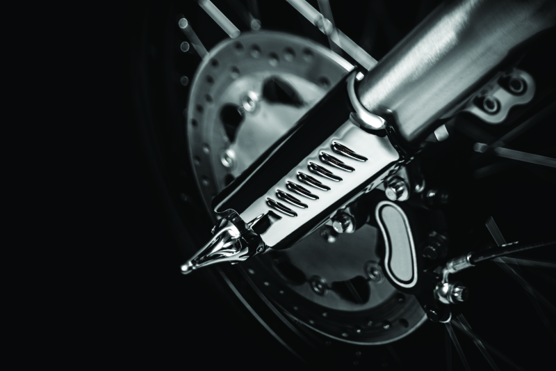 Kuryakyn Lower Leg Deflector Shields 00-13 Touring Chrome - Striker Modified