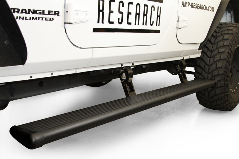 AMP Research 18-24 Jeep Wrangler JL 4DR (Excl. 4XE/Rubicon 392) PowerStep - Black - Striker Modified