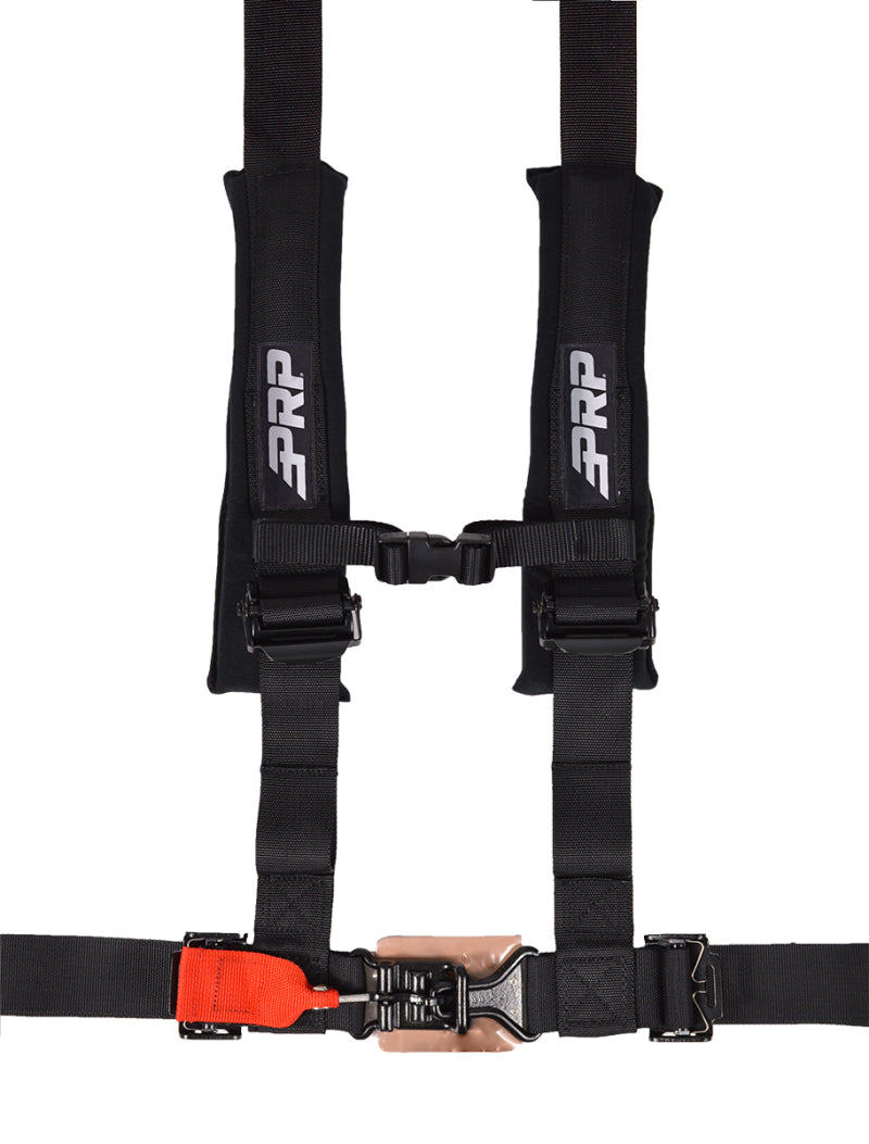PRP 4.2 Harness with Latch / Link Lap Belt- Black - Striker Modified