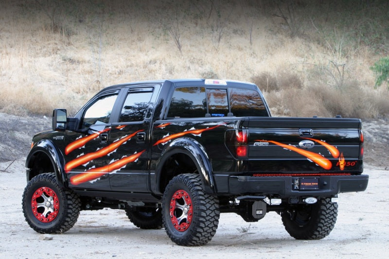 AMP Research 2009-2014 Ford F150 All Cabs PowerStep Plug N Play - Black - Striker Modified