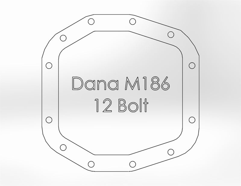 aFe Pro Series Front Differential Cover Black 2018+ Jeep Wrangler (JL) V6 3.6L (Dana M186) - Striker Modified