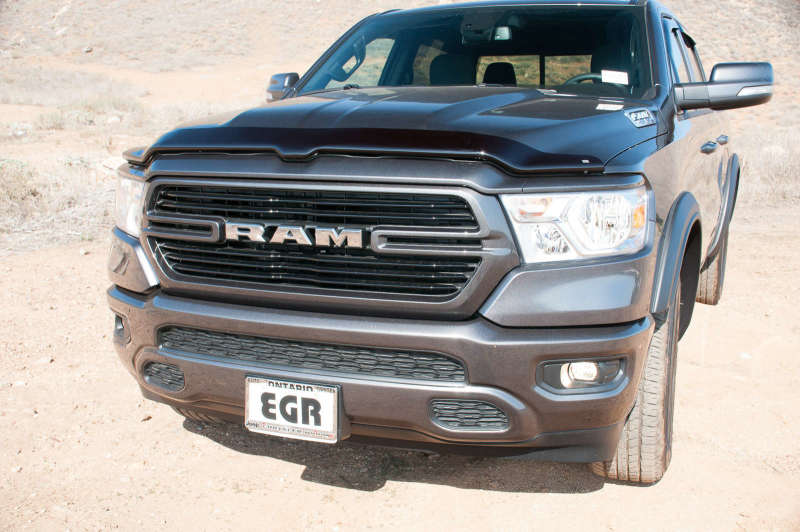 EGR 2019 Dodge Ram 1500 Superguard Hood Shield - Dark Smoke - Striker Modified