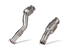 Akrapovic 2021+ BMW M3 (G80)/M4 (G82) DownPipe w/Catalytic Converter (SS) - Striker Modified