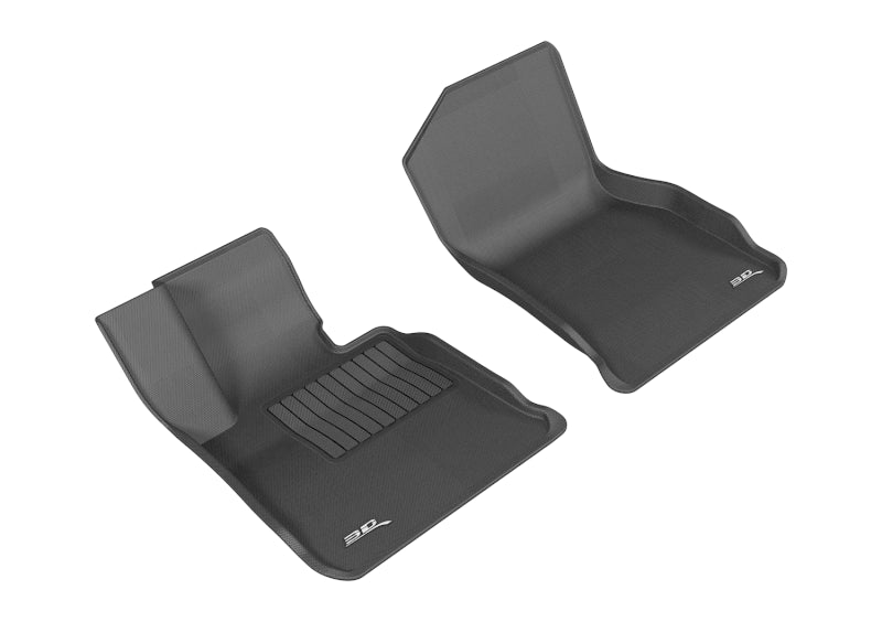 3D MAXpider 2014-2020 BMW 4 Series F32/F33/F36 Kagu 1st Row Floormat - Black - Striker Modified