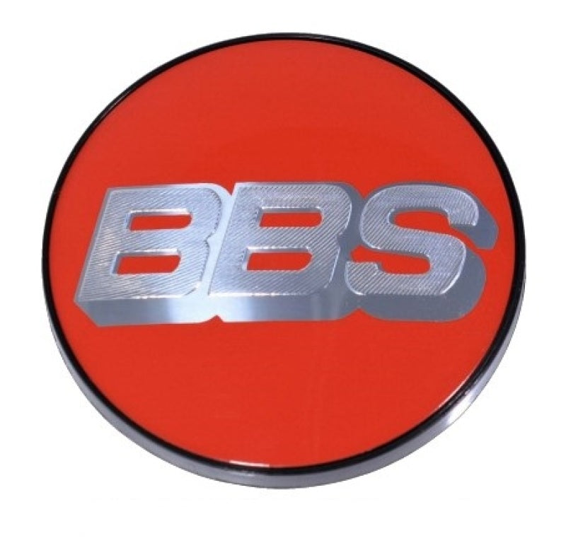 BBS Center Cap 70.6mm Red/Silver (5-Tab) - Striker Modified