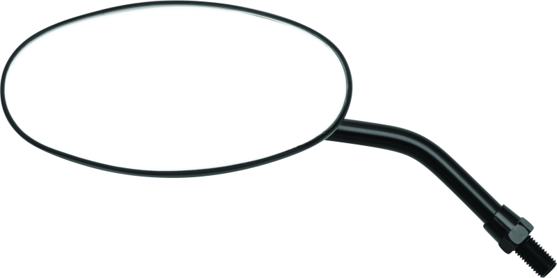 BikeMaster Adjustable Oval Mirror 10mm - Each - Black - Striker Modified