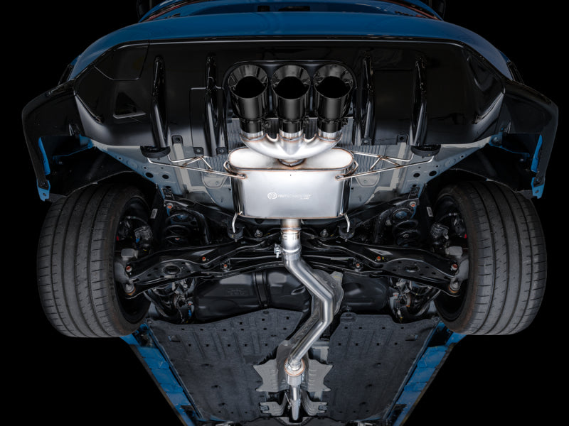 AWE Tuning 2023 Honda Civic Type R FL5 Touring Edition Exhaust w/ Triple Diamond Black Tips - Striker Modified