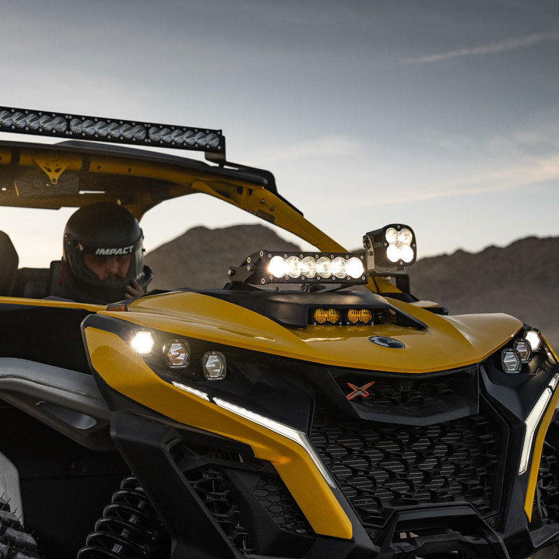 Baja Designs Can-Am Maverick R Clear 10in OnX6+ Shock Tower Kit - Striker Modified