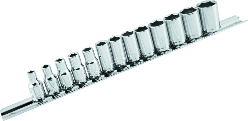 BikeMaster 13-pc 1/4in Drive Socket Set - Striker Modified