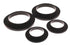 Energy Suspension 79-04 Ford Mustang SVO Black Rear Spring Upper & Lower Isolator Set - Striker Modified
