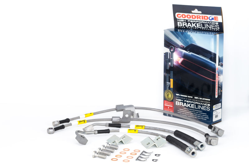 Goodridge 2015 Ford Mustang All Models G-Stop Stainless Steel Brake Lines - Striker Modified