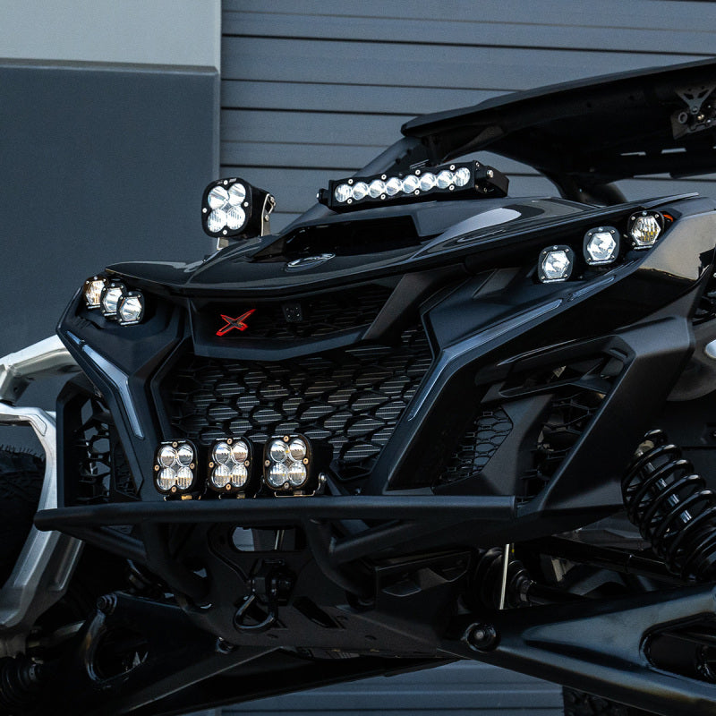 Baja Designs Can-Am Maverick R Clear 10in S8 Shock Tower Kit - Striker Modified