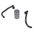 BBK 11-17 Ford Mustang GT Oil Separator Kit - Passenger Side - Striker Modified