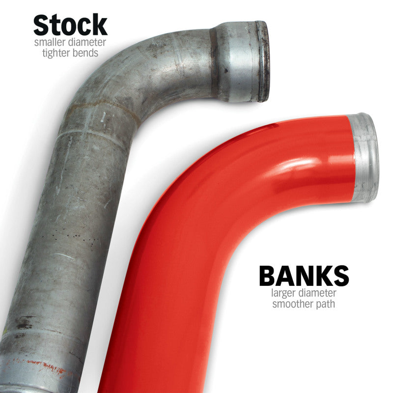Banks 07-09 Ram 6.7L Diesel Boost Tube System - Striker Modified