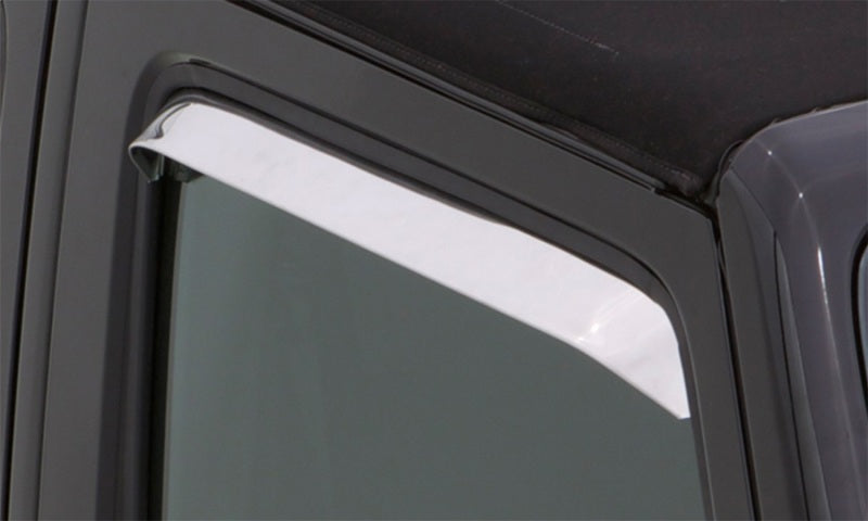 AVS 84-90 Ford Bronco Ii Ventshade Window Deflectors 2pc - Stainless - Striker Modified