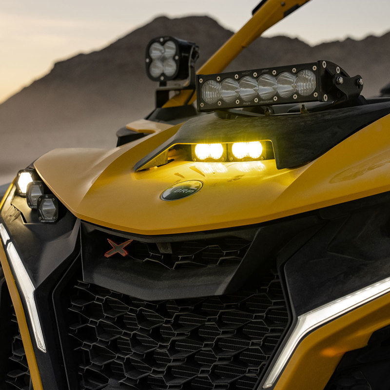 Baja Designs 2024+ Can-Am Maverick R S2 Pro Hood Light Kit - Striker Modified