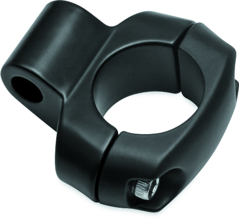 Kuryakyn Mirror Adapter 1inch Bars Mount Satin Black - Striker Modified