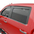 EGR 2019 Chevy 1500 Crew Cab In-Channel Window Visors - Dark Smoke - Striker Modified