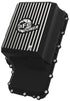 aFe 20-21 Ford Truck w/ 10R140 Transmission Pan Black POWER Street Series w/ Machined Fins - Striker Modified