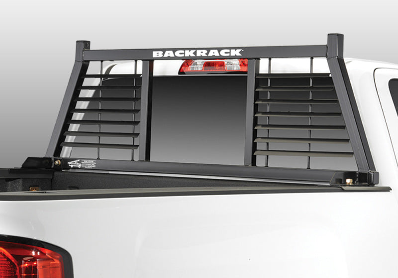BackRack 19-23 Silverado/Sierra (New Body Style) Half Louvered Rack Frame Only Requires Hardware - Striker Modified