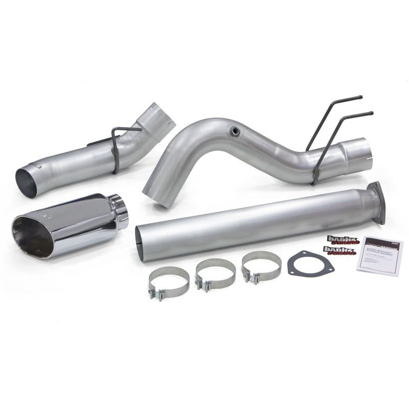 Banks Power 2017 Ford 6.7L 5in Monster Exhaust System - Single Exhaust w/ Chrome Tip - Striker Modified
