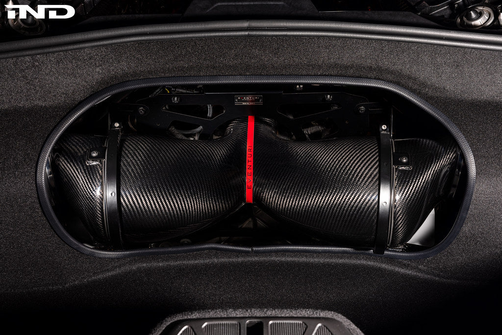 2020-2024 C8 Corvette Eventuri Black Carbon Fiber Intake System