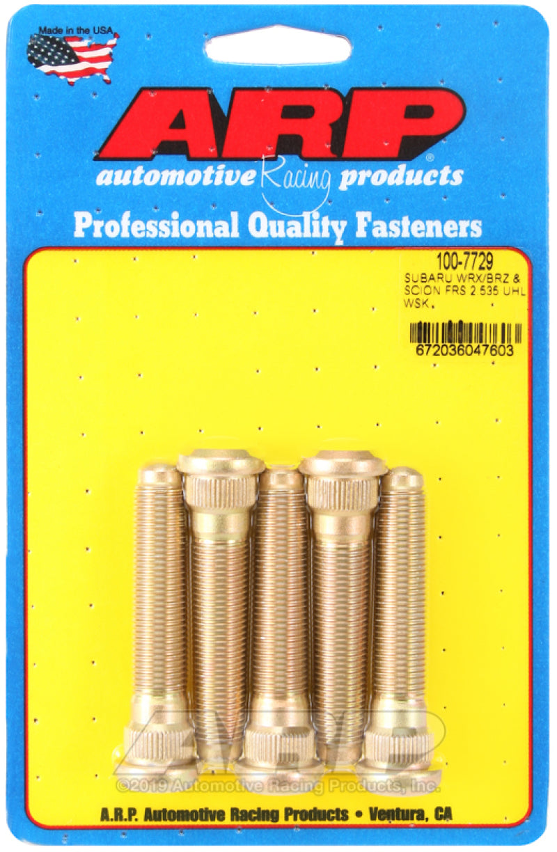 ARP 2015+ Subaru WRX/STI and 13+ BRZ Extended 5 Wheel Stud Kit - Striker Modified