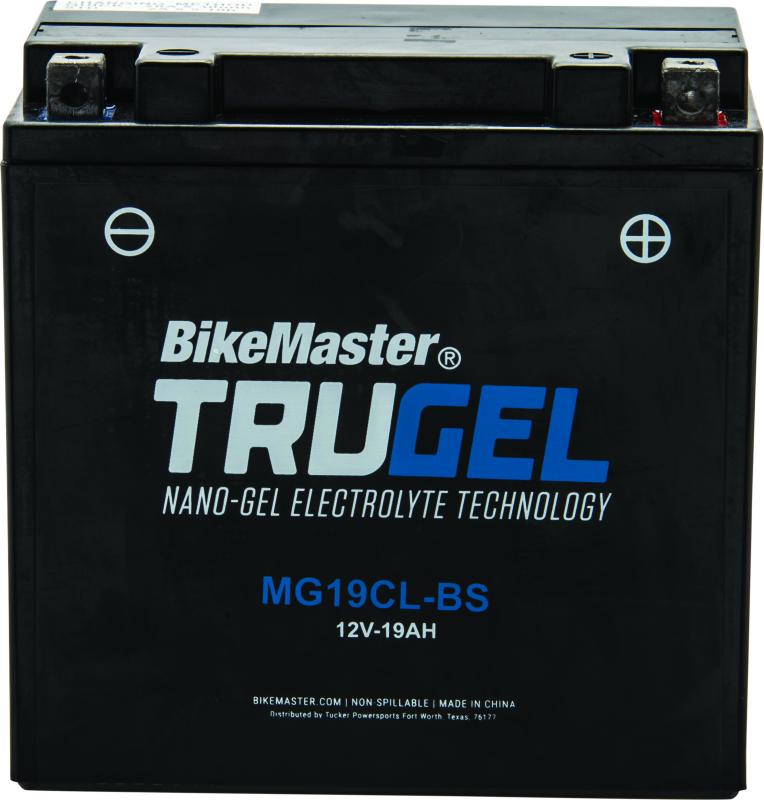 BikeMaster Trugel Battery MG19CL-BS - Striker Modified