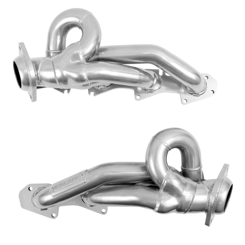 BBK 19-23 Dodge Ram 1500 5.7L (Ex. MegaCab) Shorty Tuned Exhaust Headers - 1-3/4in Silver Ceramic - Striker Modified