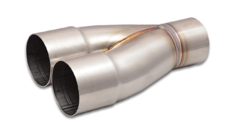 Vibrant 2-1 SS Merge Collectors (2-1/2in Inlet Slipover ID 2-1/2in Outlet OD) - Sold Individually - Striker Modified