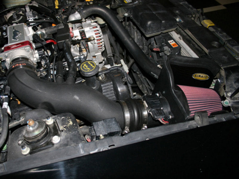 Airaid 99-04 Mustang GT MXP Intake System w/ Tube (Dry / Red Media) - Striker Modified