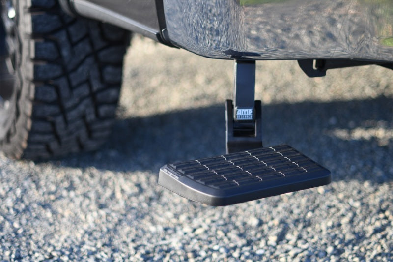 AMP Research 21-22 Ford F150 BedStep (Does Not Work w/Dual Exhaust) - Black - Striker Modified