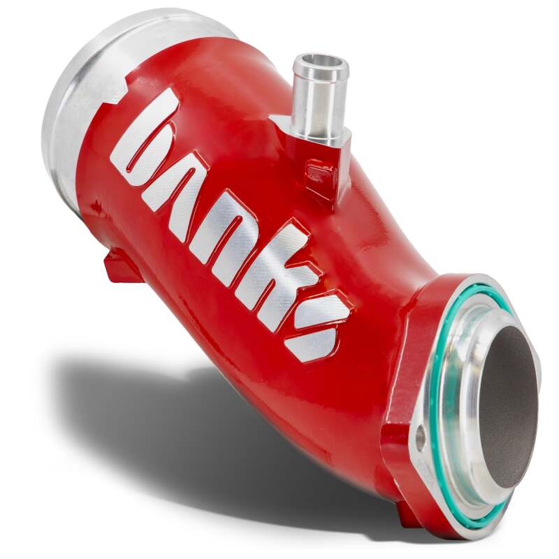 Banks Power 17-24 Chevrolet/GMC 2500/3500 6.6L Duramax L5P Monster-Ram Turbo Inlet Elbow - Red - Striker Modified