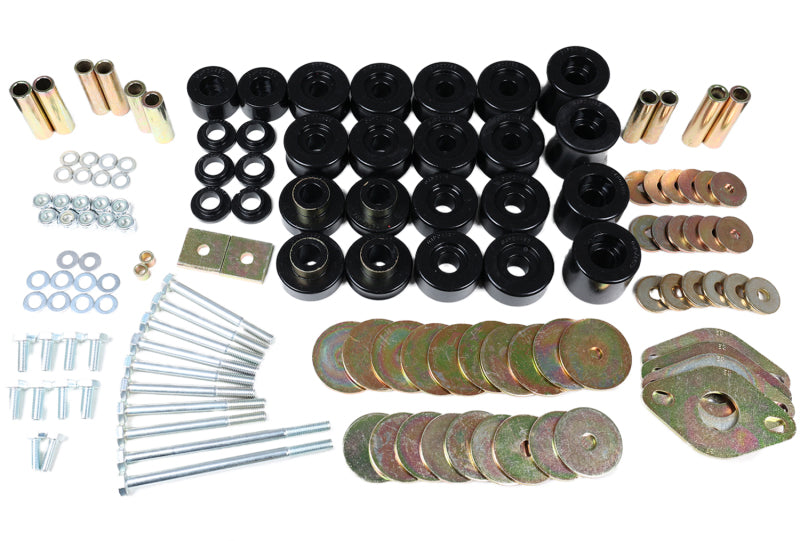 Energy Suspension 91-97 Toyota Land Cruiser FJ80 Body Mount Set w/ Hardware - Black - Striker Modified