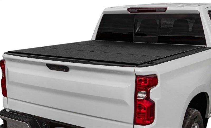 Access LOMAX Tri-Fold Cover Black Urethane Finish 16-20 Toyota Tacoma - 5ft Bed (w/o OEM Hard Cover) - Striker Modified