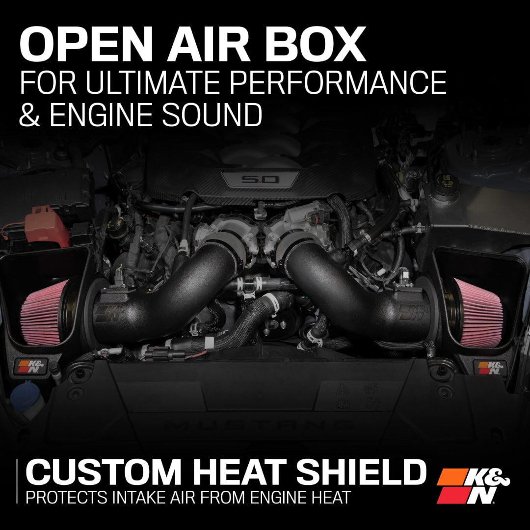 K&N 2024 Ford Mustang GT 63 Series Air Intake