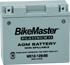 BikeMaster AGM Battery - MS12-12B-BS - Striker Modified