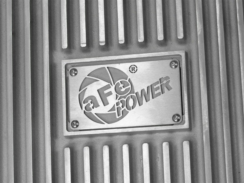 afe Transmission Pan (Raw); Ford Trucks 6R140 11-14 V8-6.7L (td) - Striker Modified