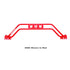 Hotchkis 93-02 GM F-Body V6/SS/LS1 Red Strut Tower Brace - Striker Modified