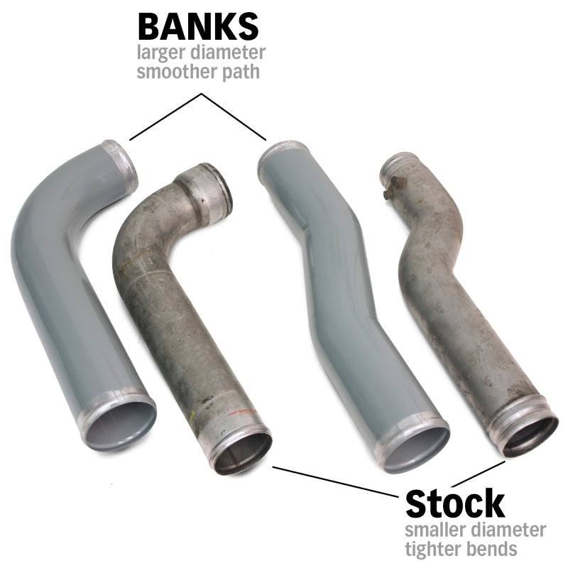 Banks 07-09 Ram 6.7L Diesel Boost Tube System - Striker Modified