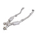 BBK 99-04 Mustang 4.6 GT / Cobra High Flow X Pipe With Catalytic Converters - 2-1/2 - Striker Modified
