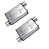 BBK 86-04 Mustang Cat Back Kit Varitune Mufflers Stainless Steel Tips - Striker Modified