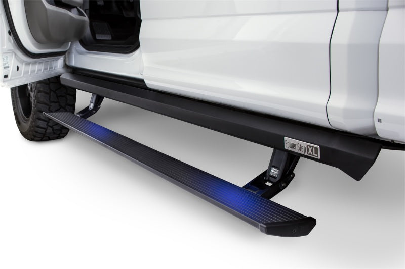 AMP Research 2022 Ford F-250/350/450 (250/350 Only Sync 4 Models) Crew Cab PowerStep XL - Black - Striker Modified