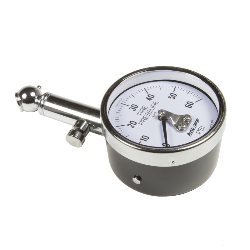 Autometer 60 PSi Peak/Hold Mechanical Tire Pressure Gauge - Striker Modified