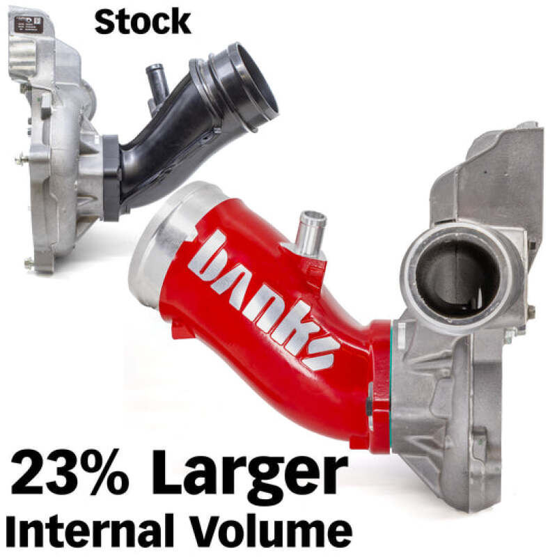 Banks Power 17-24 Chevrolet/GMC 2500/3500 6.6L Duramax L5P Monster-Ram Turbo Inlet Elbow - Natural - Striker Modified