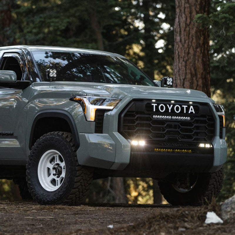Baja Designs 2022+ Toyota Tundra S2 SAE OEM Fog Light Replacement Kit - Clear - Striker Modified
