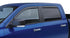 EGR 2019 Chevy 1500 Crew Cab In-Channel Window Visors - Matte - Striker Modified
