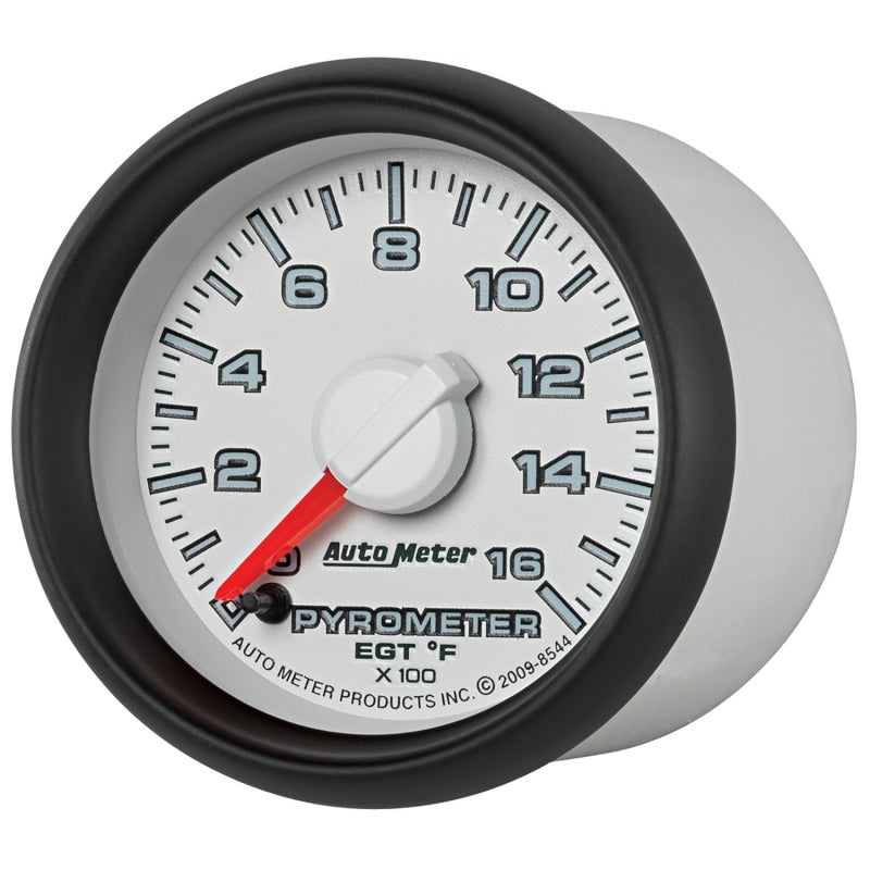 Autometer Factory Match 52.4mm Full Sweep Electronic 0-1600 Deg F EGT/Pyrometer Gauge - Striker Modified