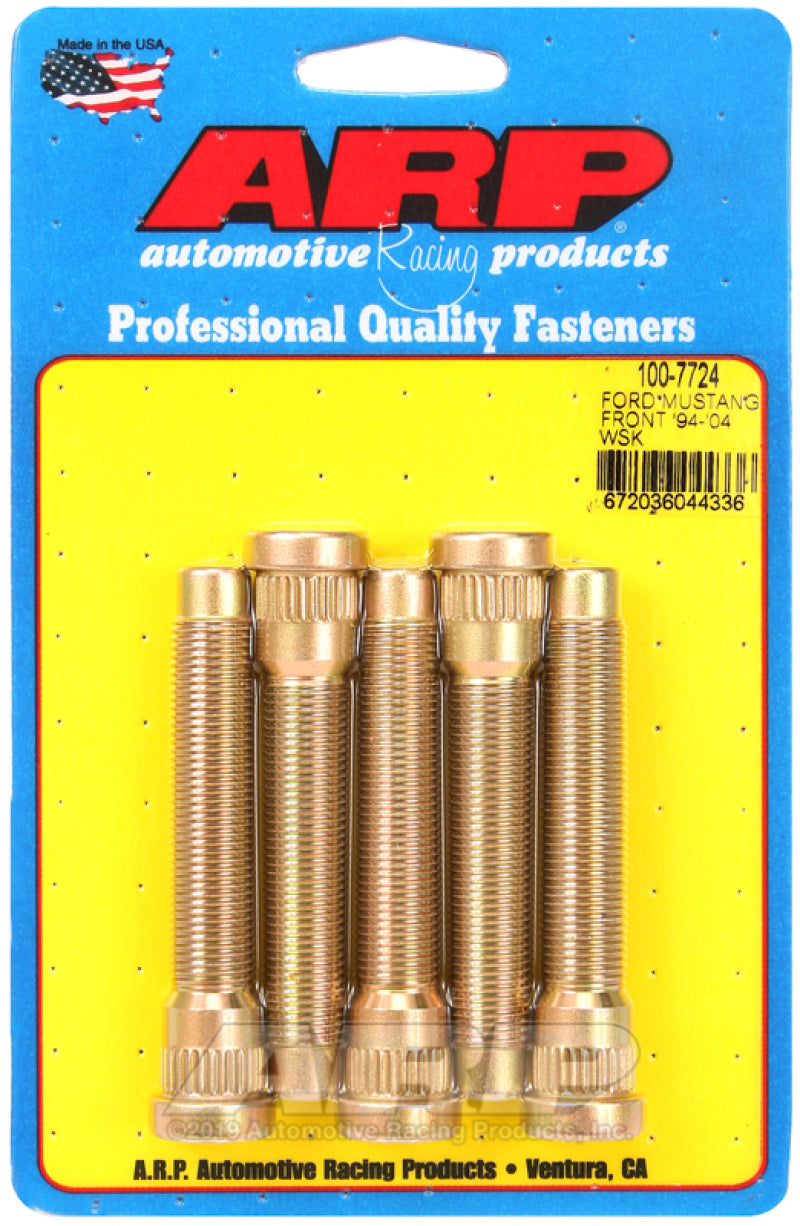 ARP 94-04 Ford Mustang Front Wheel Stud Kit (Set of 5) - Striker Modified
